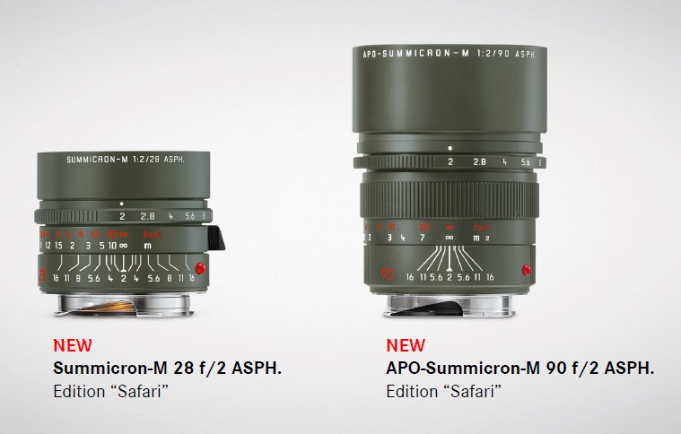 Leica Two New “Safari” Limited Edition Lenses Announcement